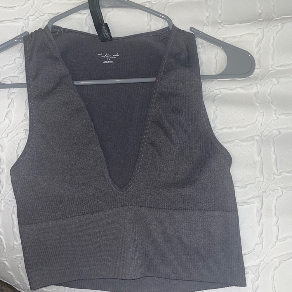 Ribbed crop top